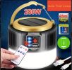 LED Solar Camping Light USB Rechargeable Bulb Outdoor Tent Lamp Portable Lantern Night Emergency Bulb Flashlight BBQ Hiking Tool