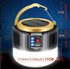 LED Solar Camping Light USB Rechargeable Bulb Outdoor Tent Lamp Portable Lantern Night Emergency Bulb Flashlight BBQ Hiking Tool