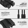 9mm /.40 Caliber MOLLE Single or Dual Stack Adjustable Open-Top Pistol Mag Pouch Compatible w/ Various MOLLE Tactical Belts