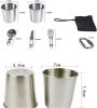 2-3 People Outdoor Teapot / Coffee Set Pot / Combination Camping Folding Pot Cookware Set