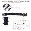 Outdoor Paracord Survival Parachute Cord Bracelet with Small Built-in Compass
