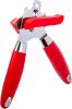 1pc Multifunctional Stainless Steel Can Opener with Rubber and Plastic Handle - Easy to Use and Durable Kitchen Accessory
