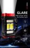 1pc Multifunctional Solar LED+COB Light With Handle; USB Charging Waterproof For Outdoor Camping Safety Emergency At Night