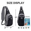 Sling Bag for Women & Men - Sling Backpack or Crossbody Bag - Chest, Shoulder, Back Bag
