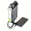 Portable 6V Rechargeable Solar Pane l- Power Storage Generator System - USB Charger With Lamp Lighting