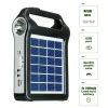 Portable 6V Rechargeable Solar Pane l- Power Storage Generator System - USB Charger With Lamp Lighting