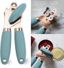 1pc Multifunctional Kitchen Can Opener - Modern Minimalist Canning Tool, Stainless Steel, Beer Bottle Opener, Outdoor Camping