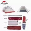 Naturehike Cloud Up 1, 2, orsh 3 People Tent Ultralight 20D Camping Tent Waterproof Outdoor Hiking Travel Tent Backpacking Cycling Tent