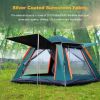 2-3 Person Camping Tent Outdoor Foldable Waterproof Tent with 2 Mosquito Nets Windows Carrying Bag for Hiking Climbing Adventure Fishing