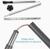 Portable Aluminum Alloy 5-section Foldable Ultralight Trekking Pole for Hiking Travel Lightweight 7075 Pole for Hiking, Walking