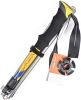 Portable Aluminum Alloy 5-section Foldable Ultralight Trekking Pole for Hiking Travel Lightweight 7075 Pole for Hiking, Walking