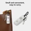 Rechargeable Personal Safety Alarm Portable 130dB Self-defense Siren with Strobe Light LED on a Carabiner