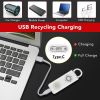 Rechargeable Personal Safety Alarm Portable 130dB Self-defense Siren with Strobe Light LED on a Carabiner