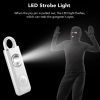 Rechargeable Personal Safety Alarm Portable 130dB Self-defense Siren with Strobe Light LED on a Carabiner